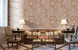 Обои PLZ1 002 фото в интерьере кабинета превью