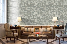 Обои PLZ2 006 фото в интерьере кабинета превью