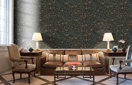 Обои PLZ4 005 фото в интерьере кабинета превью