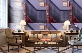 Обои RD06730 фото в интерьере кабинета превью