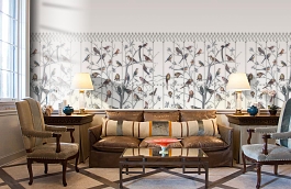 Обои 97/7020 фото в интерьере кабинета превью