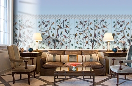 Обои 97/7021 фото в интерьере кабинета превью