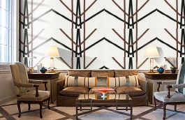 Обои 55081 фото в интерьере кабинета превью