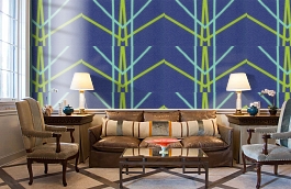 Обои 55082 фото в интерьере кабинета превью