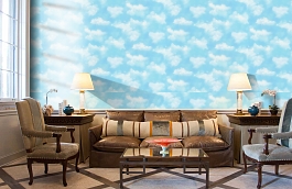 Обои 45-187-01 фото в интерьере кабинета превью