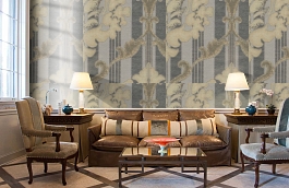 Обои 7 SN-A фото в интерьере кабинета превью