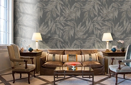 Обои 1012-4 фото в интерьере кабинета превью