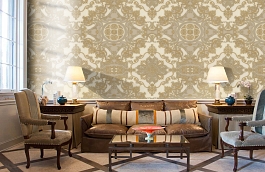 Обои 1301-4 фото в интерьере кабинета превью