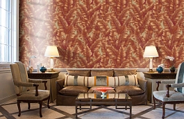 Обои 1507-4 фото в интерьере кабинета превью