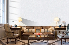 Обои 1607-1 фото в интерьере кабинета превью