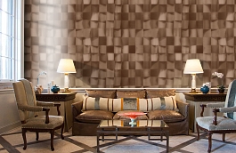 Обои 1615-3 фото в интерьере кабинета превью