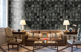 Обои 1615-4 фото в интерьере кабинета превью