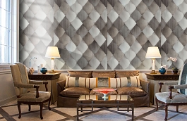 Обои 1619-3 фото в интерьере кабинета превью