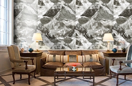 Обои 1622-3 фото в интерьере кабинета превью