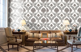 Обои 2602-5 фото в интерьере кабинета превью