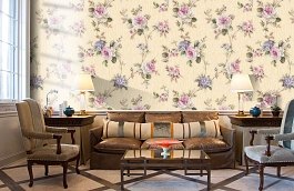 Обои 2610-3 фото в интерьере кабинета превью