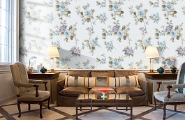 Обои 2610-4 фото в интерьере кабинета превью