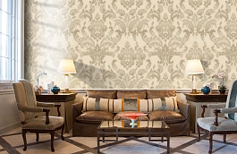 Обои 2614-2 фото в интерьере кабинета превью