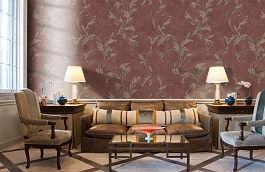 Обои 2618-4 фото в интерьере кабинета превью