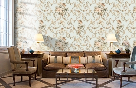 Обои 2620-4 фото в интерьере кабинета превью