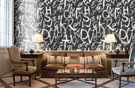 Обои 4702-3 фото в интерьере кабинета превью