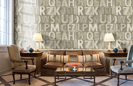 Обои 4704-2 фото в интерьере кабинета превью