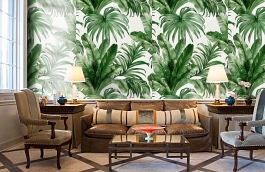 Обои 4714-4 фото в интерьере кабинета превью