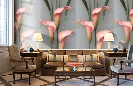 Обои 54139-10 фото в интерьере кабинета превью