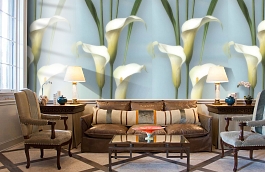 Обои 54139-7 фото в интерьере кабинета превью