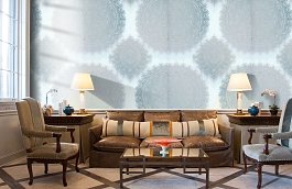 Обои 54152-4 фото в интерьере кабинета превью