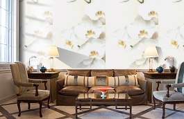 Обои 54169-4 фото в интерьере кабинета превью