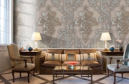 Обои 54172-5 фото в интерьере кабинета превью