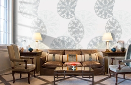 Обои 54175-1 фото в интерьере кабинета превью