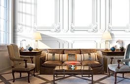 Обои 54192-1 фото в интерьере кабинета превью