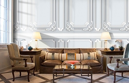 Обои 54192-2 фото в интерьере кабинета превью