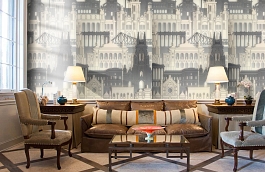 Обои 54194-3 фото в интерьере кабинета превью