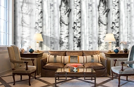 Обои 54198-1 фото в интерьере кабинета превью