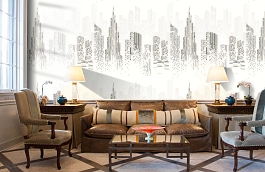 Обои 54210-1 фото в интерьере кабинета превью