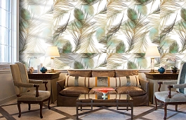 Обои 54229-1 фото в интерьере кабинета превью