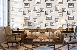 Обои 54257-1 фото в интерьере кабинета превью