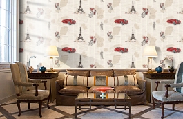 Обои 54259-2 фото в интерьере кабинета превью