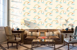 Обои 54274-1 фото в интерьере кабинета превью