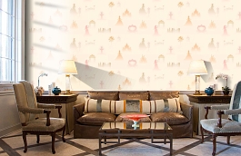 Обои 54278-3 фото в интерьере кабинета превью