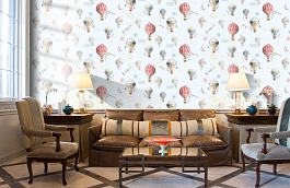 Обои 54279-1 фото в интерьере кабинета превью