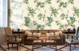 Обои 54304-2 фото в интерьере кабинета превью