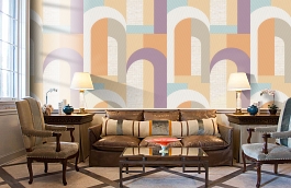 Обои 54318-5 фото в интерьере кабинета превью