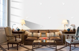 Обои 54338-1 фото в интерьере кабинета превью