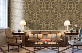 Обои 6802-5 фото в интерьере кабинета превью