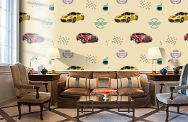 Обои 8909-1 фото в интерьере кабинета превью