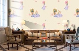 Обои 8910-1 фото в интерьере кабинета превью